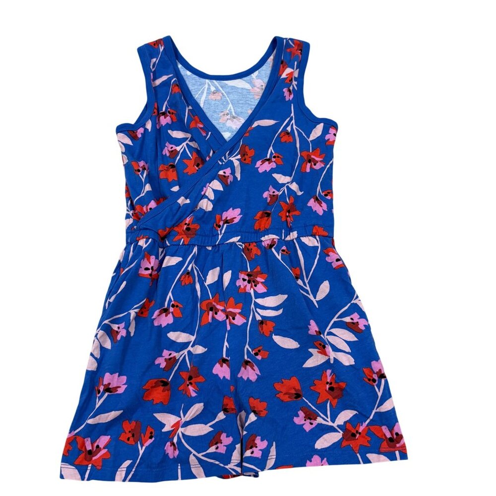Tea Girls Floral Print Romper Shorts Jumper Size 12